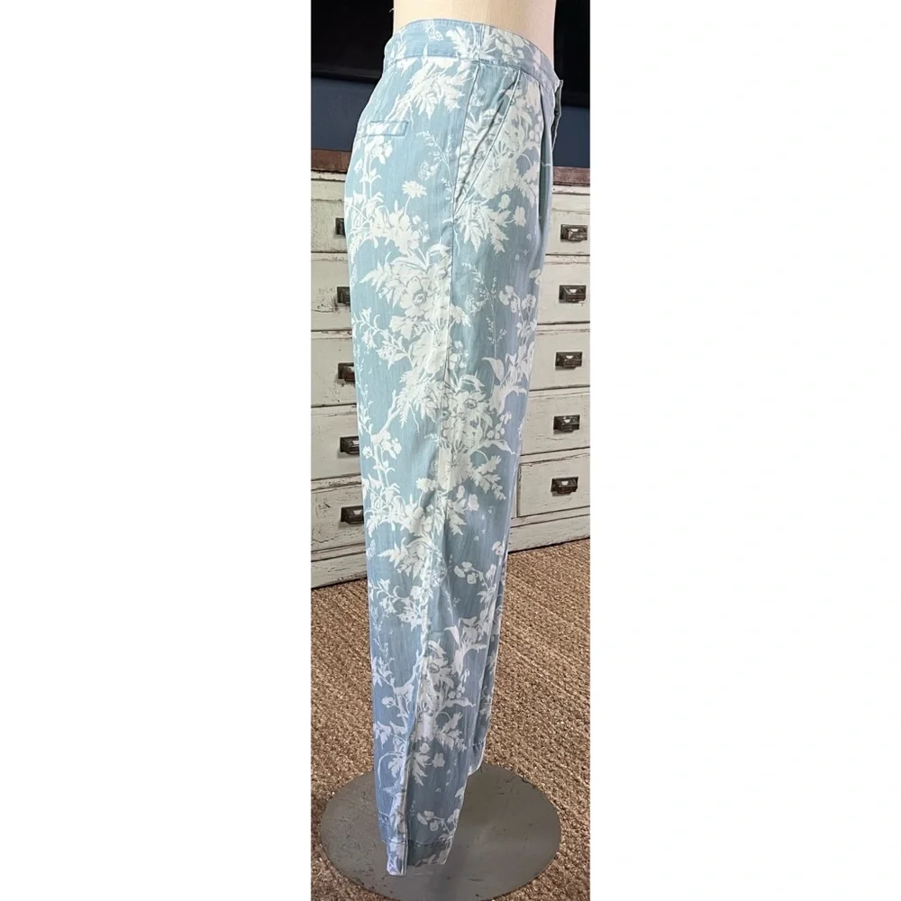 Anthropologie Paige Floral Pants 4 - Picture 6 of 12